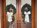 Double Golden Doodle Wreath Sashes!