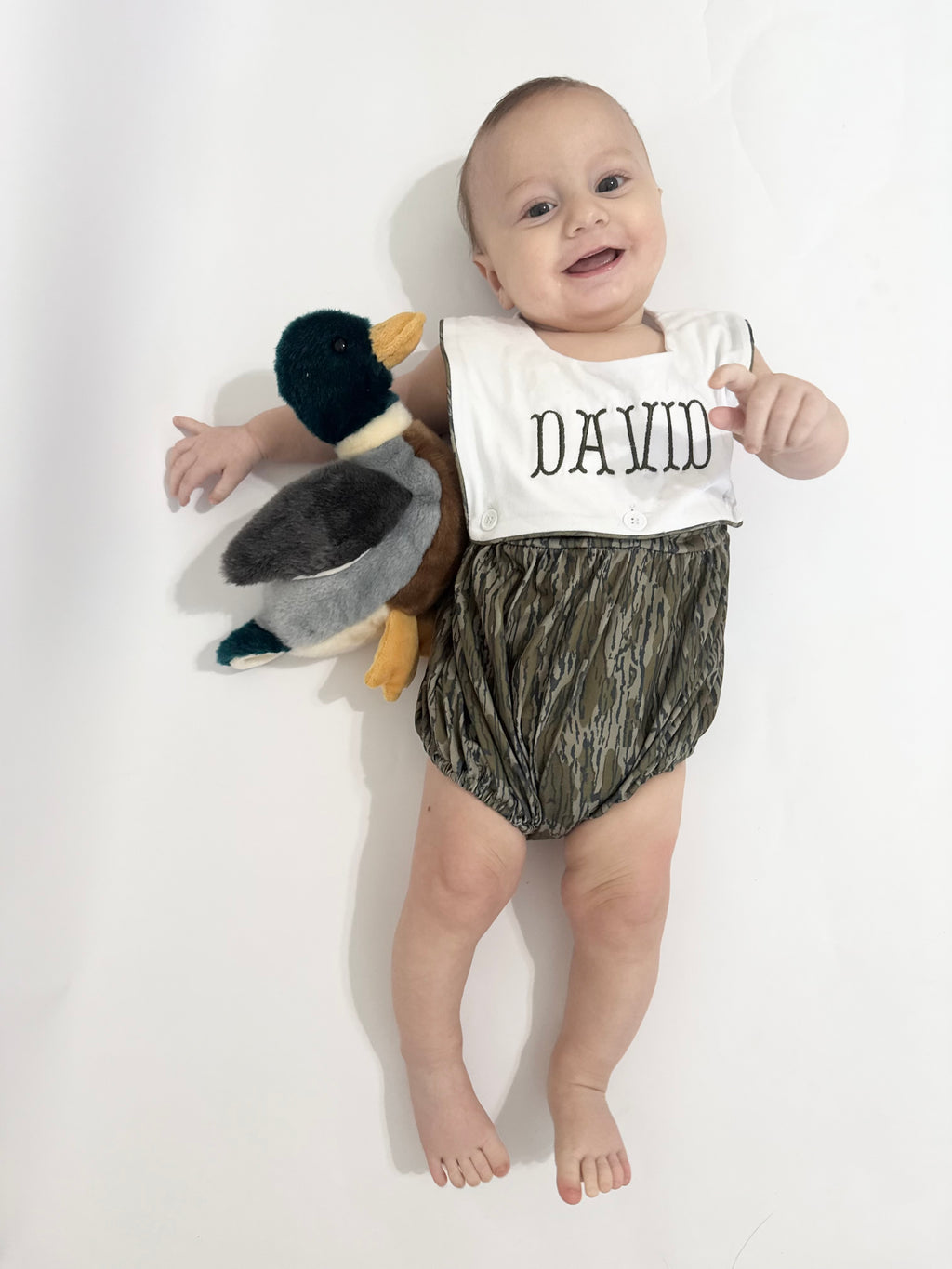 Camo Bubble Rompers!🦆🦃🦌