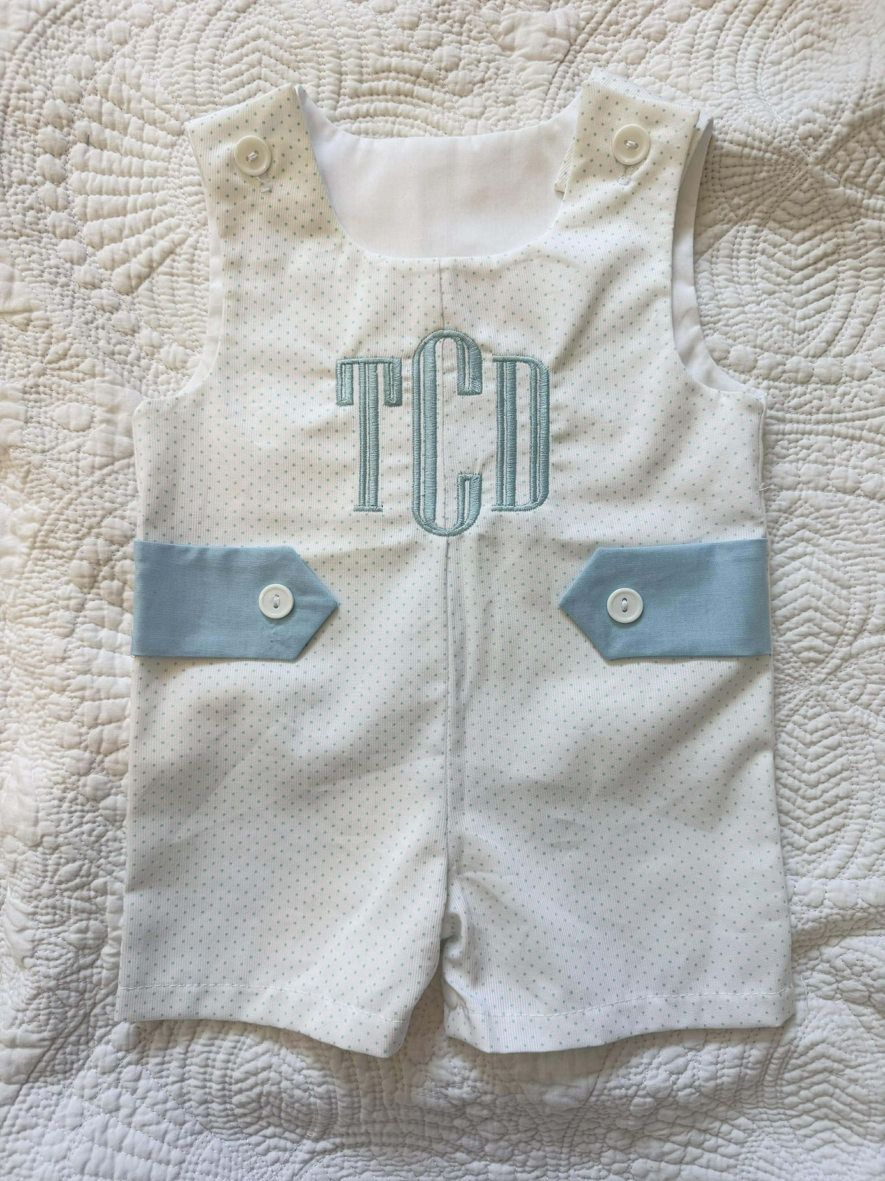 Boys Jon Jons With Embroidery