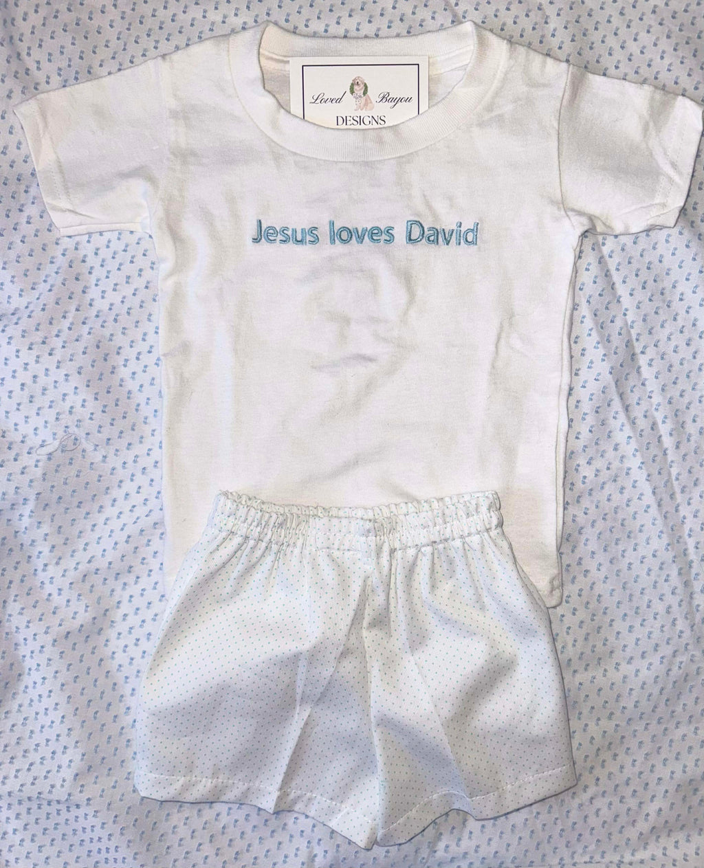 Jesus Loves David Shorts Set