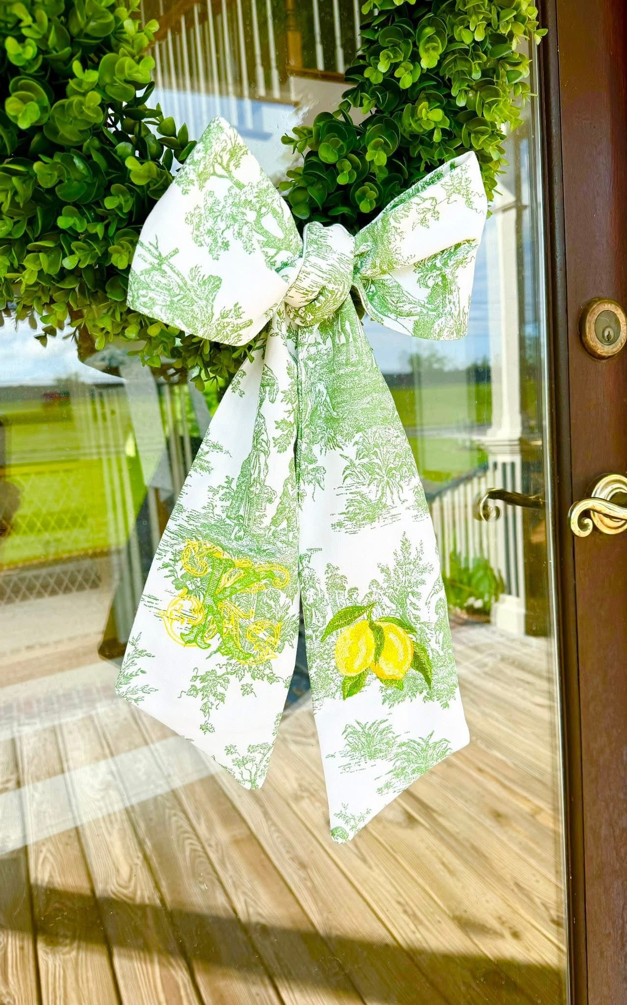 Lemon 🍋 Wreath Sash