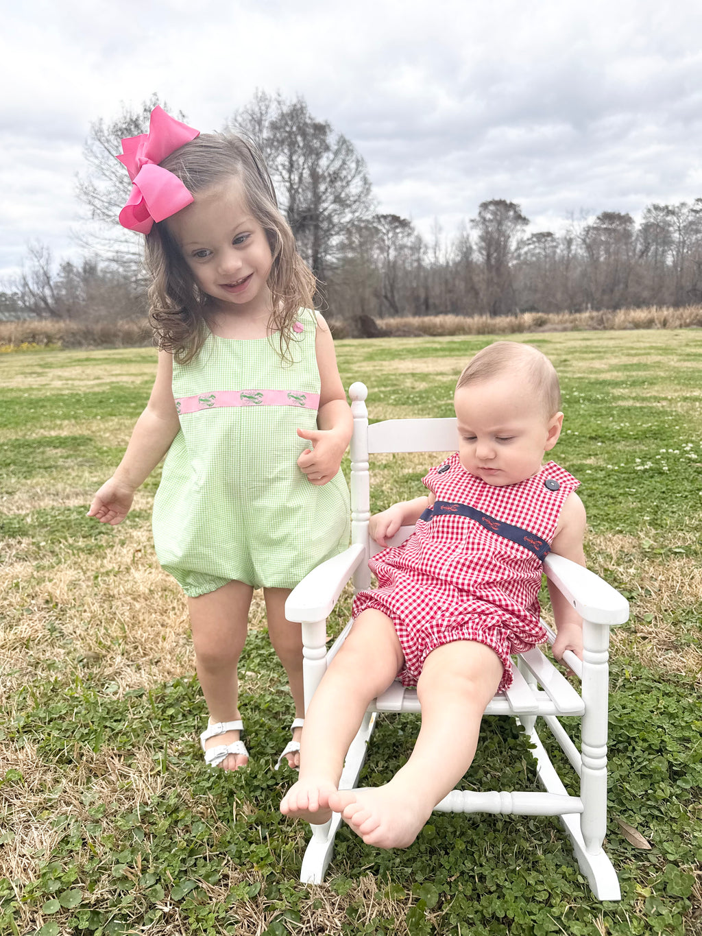 Boys Heirloom Crawfish Romper 🦞