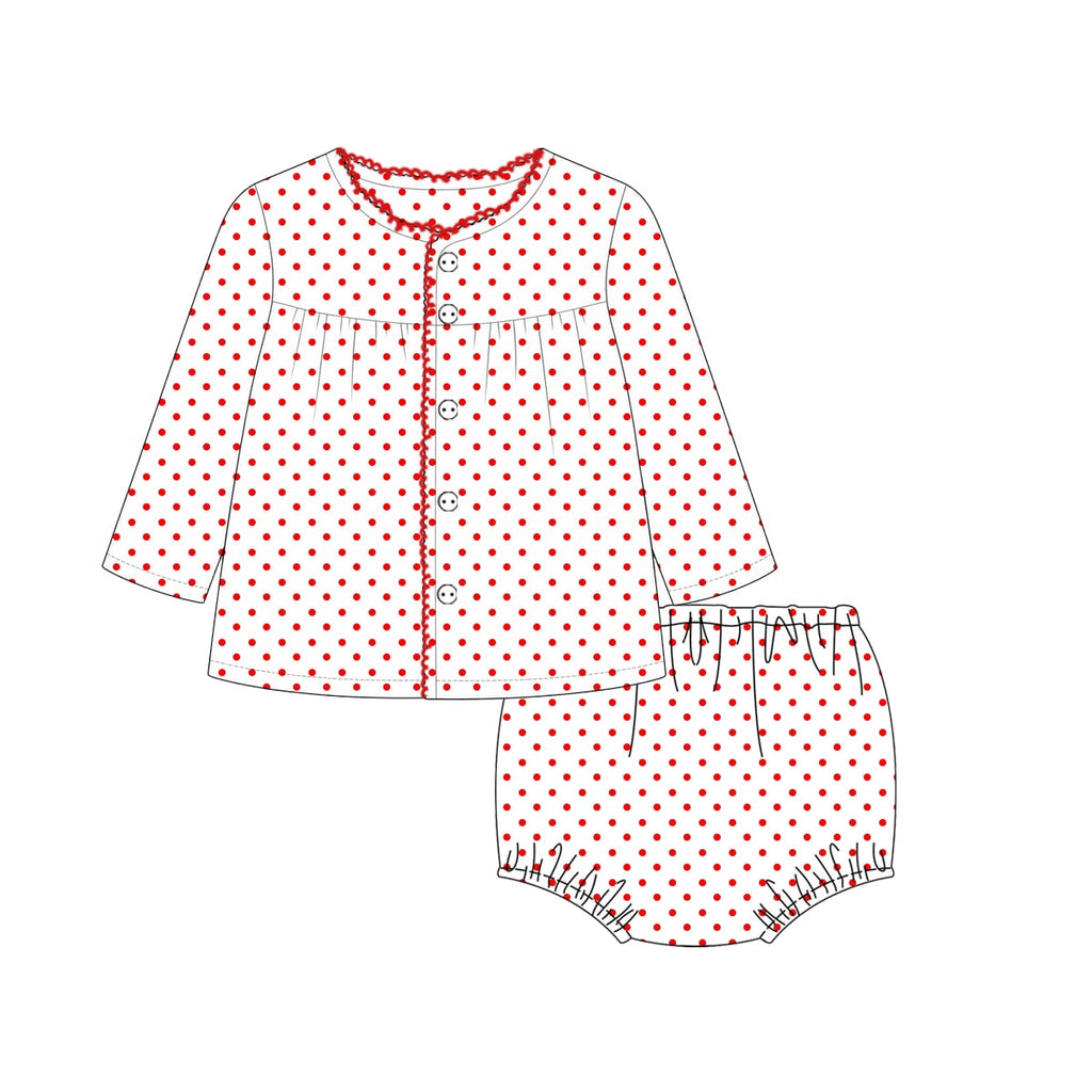 Red Bitty Dot extras