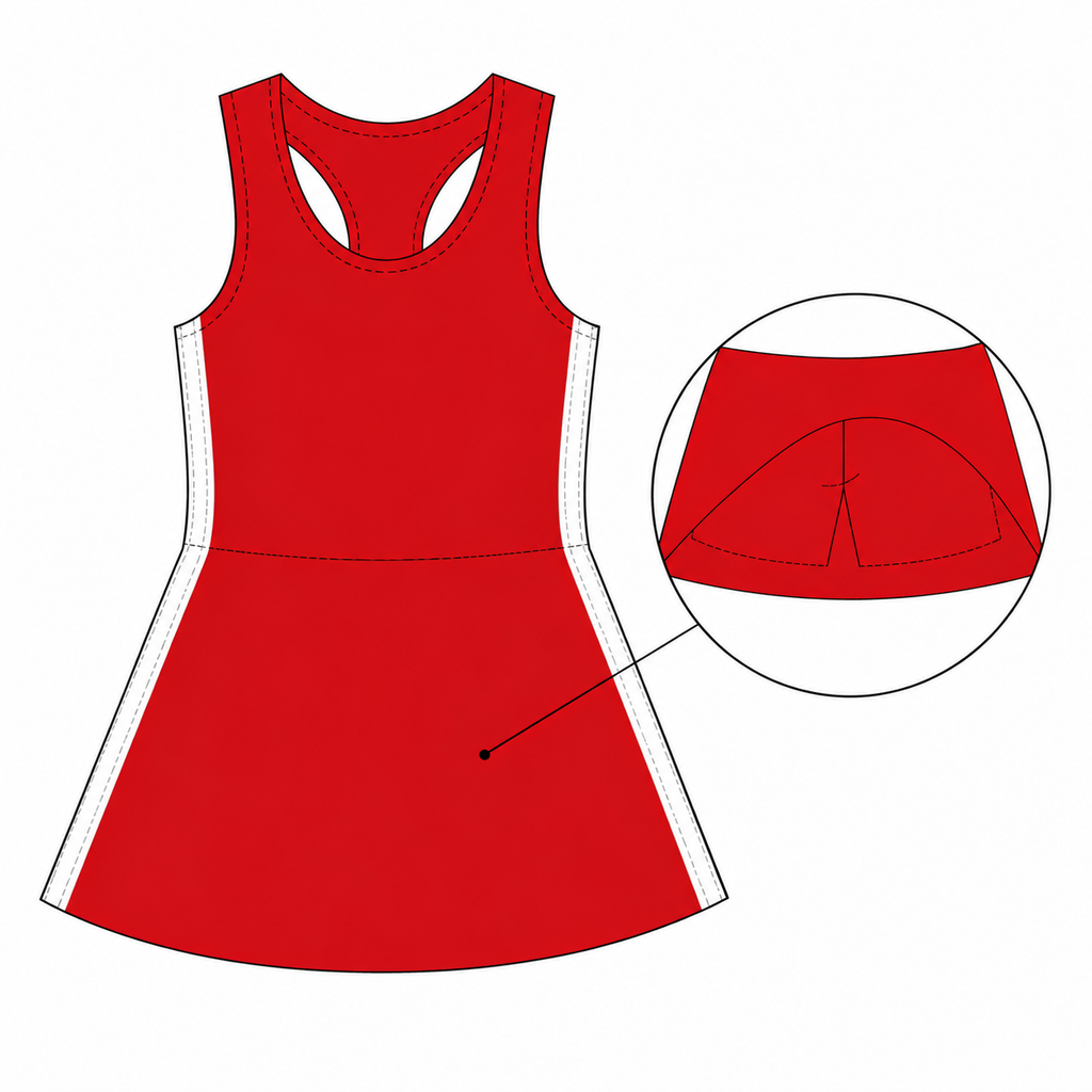 Girls sequins trim skort sets!