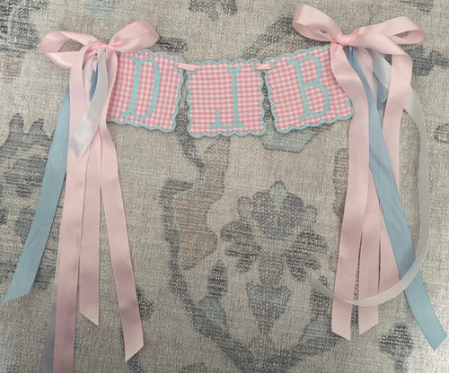 Applique Name Banners